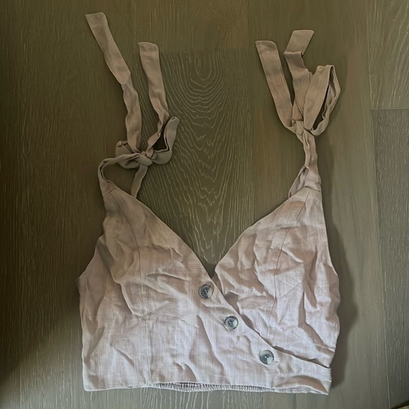 Urban Outfitters pink crop top excellent condition - Picture 1 of 1